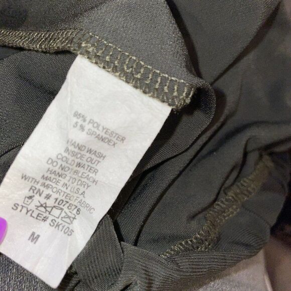 Sun‎ Kim Jersey Zip Front Bubble Hem Tunic Top Medium Stretch Pockets Lagenlook - Picture 8 of 8